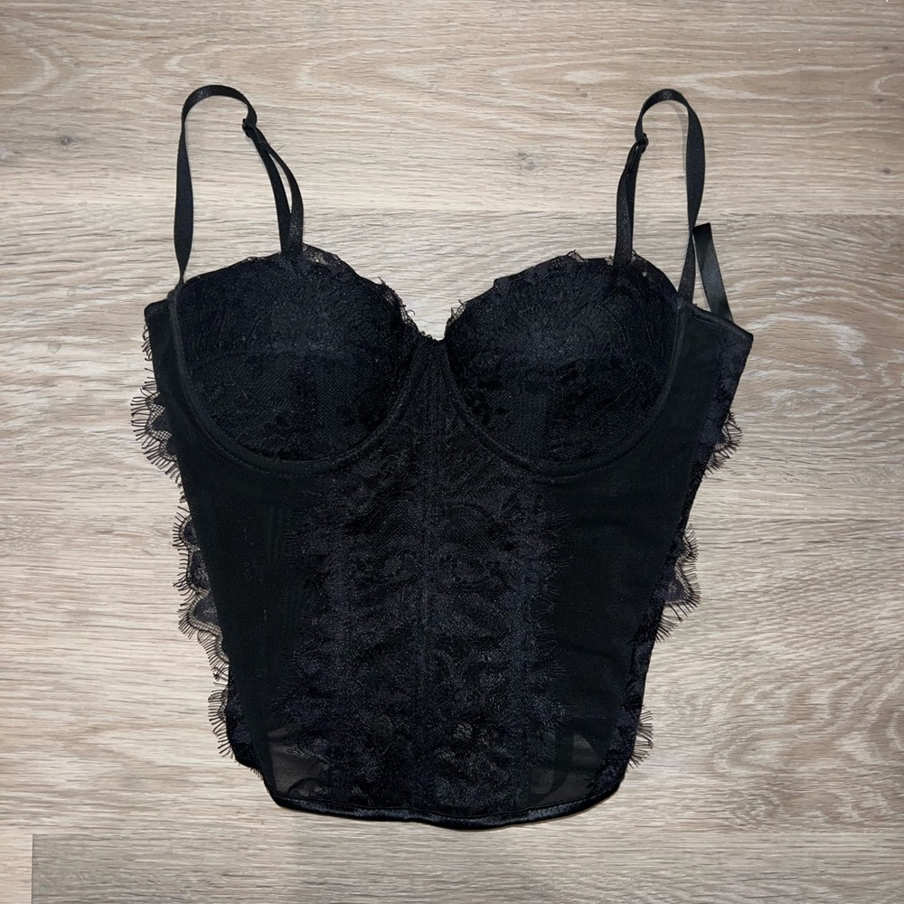 Black Lace corset top